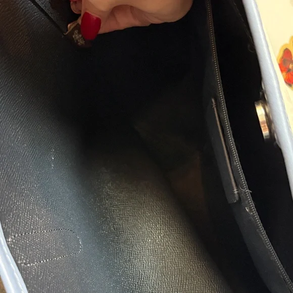 Coach Floral Periwinkle Reversible Tote and Wallet - Picture 17 of 17